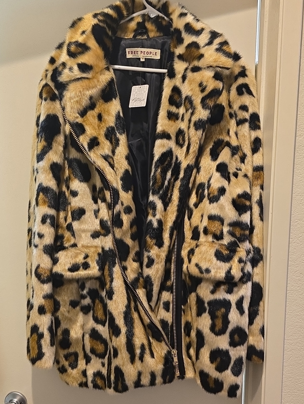 Free People Leopard Bella Faux-Fur Jacket - Picture 4 of 6